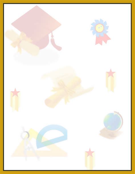 Free Printable Graduation Stationery ClipArt Best