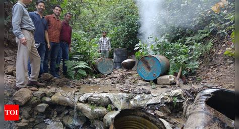 Sirmaur Himachal Pradesh Excise Dept Seizes Over Lakh Litres Of