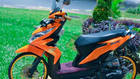 Honda Beat Fi Super Orange All Zone Thailook Dan Babylook Youtube