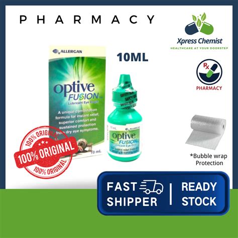 Optive Fusion Lubricant Eye Drops 10ml Exp 11 2024 Lazada