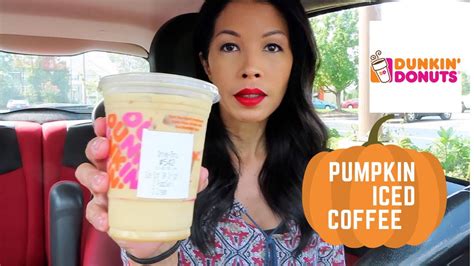 Dunkin Donut Pumpkin Iced Coffee First Impression Review