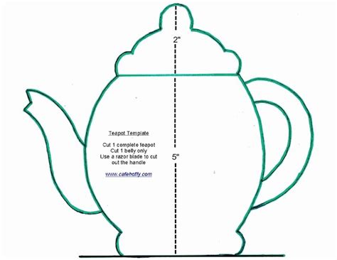 Teapot Template Printable