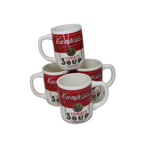 Campbells Soup Dining Campbells Tomato Soup Mugs Vintage Set Coffee