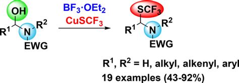 Boron Trifluoride‐mediated Trifluoromethylthiolation Of N‐acyliminiums Maury 2018 Advanced