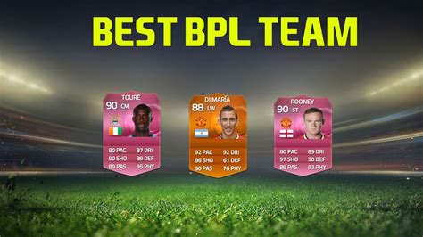 Fifa 15 Best BPL Team Ultimate Team YouTube