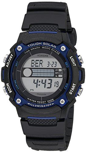 Casio Herren WS210H 1AVCF Tough Solar Powered Tide And Moon Digitale