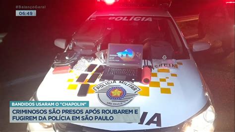 Quatro Bandidos São Presos Após Roubarem Pertences De Carro Em Sp Recordtv R7 Balanço Geral