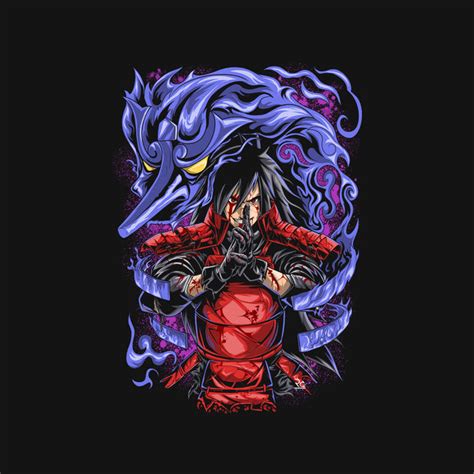 Madara Uchiha Mens Basic Tee Nihon Bunka By Teefury