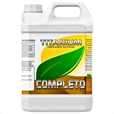 Litros Titanium Completo Solo Rico Fertilizante Foliar Frete Gr Tis