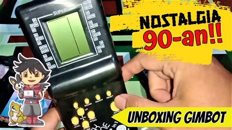 Unboxing Main Gimbot Jadul Brick Game Nostalgia 90 An YouTube