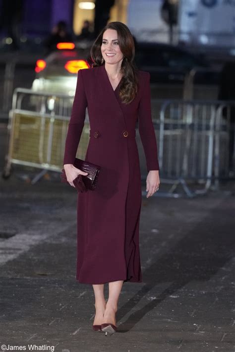 The Princess of Wales in Rich Burgundy Shades for Carol Concert – What ...