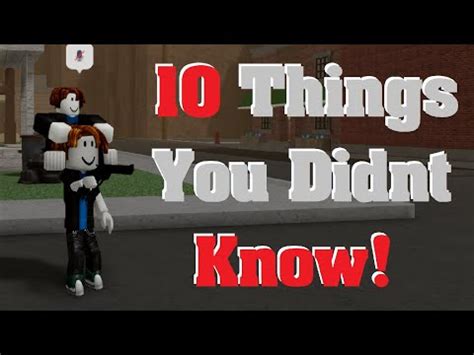 Things You Didn T Know About Da Hood Youtube