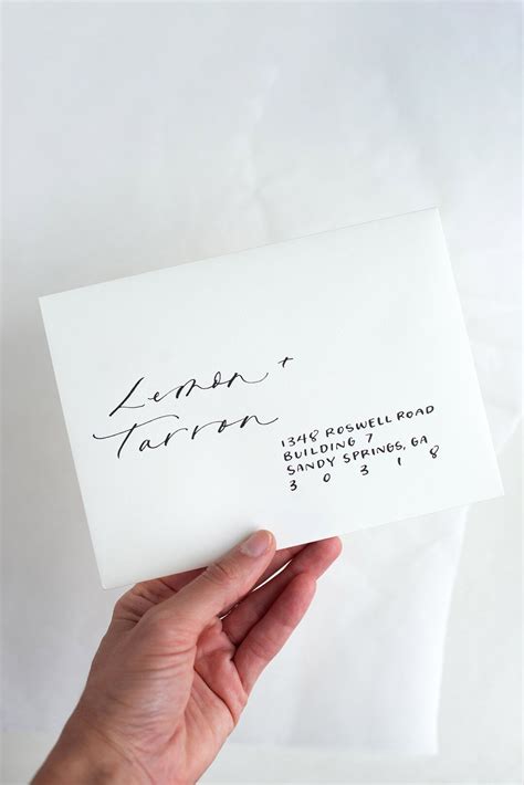 Handwritten Envelope Addressing Signature Style Hand Scripted Envelope ...