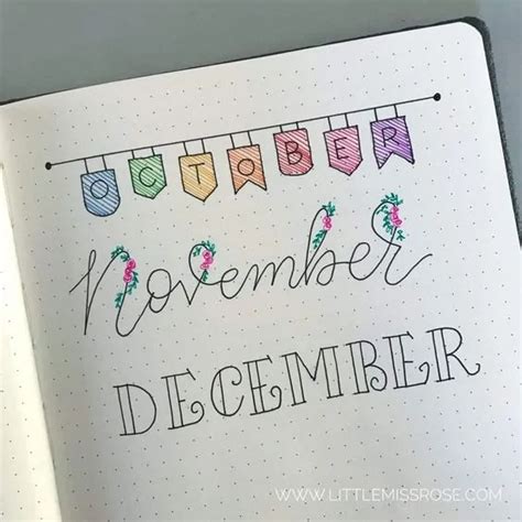 12 Stunning Bullet Journal Fonts That You Have To See | Artist Hue