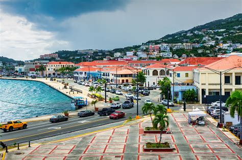 Downtown Charlotte Amalie Us Virgin Islands Town Stock Photo Download