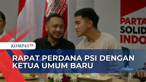 Perdana Pimpin Rapat Psi Sebagai Ketum Kaesang Ungkap Akan Sowan Ke