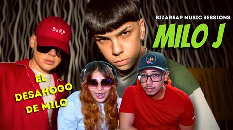 Milo J Bzrp Music Sessions Stycruzz Videoreaccion Youtube