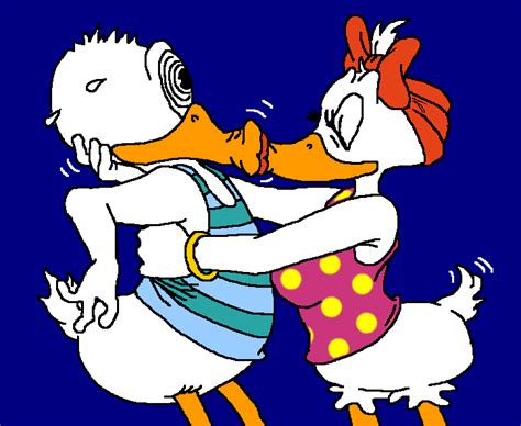 Daisy And Donald Duck Daisy Kiss Donald By Juice87 ♥ Daisy And Donald Duck ♥ Donald Daisy