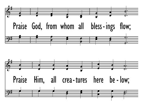 Praise God From Whom All Blessings Flow Presbyterian Hymnal 592