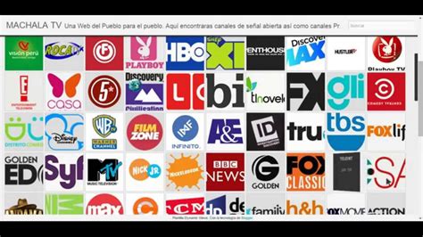 Tv Gratis Todos Los Canales Machalatv Youtube