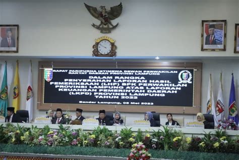 Pemerintah Provinsi Lampung Kembali Raih Opini Wtp Ke Kalinya