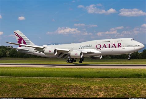 A Hhe Qatar Amiri Flight Boeing Kb Bbj Photo By Severin