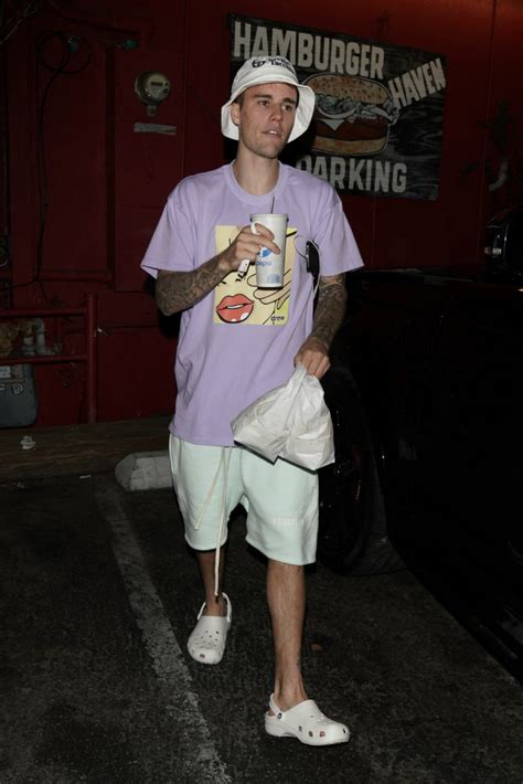 Justin Bieber's Most Colorful Crocs Moments, Photos