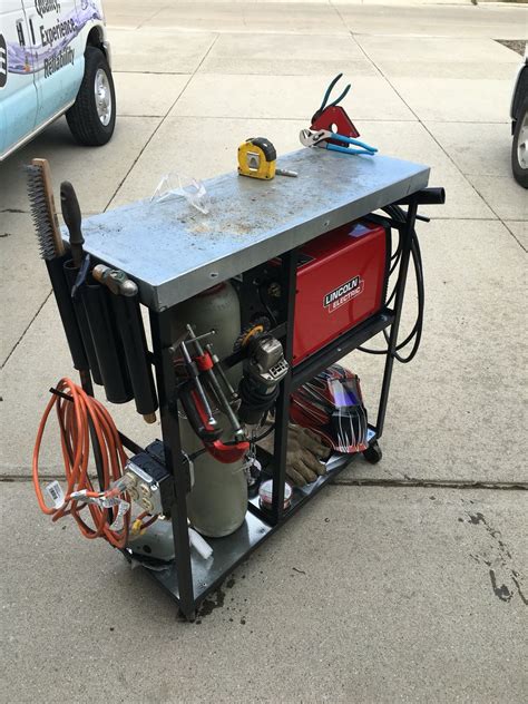 Mig Welding Cart Lincoln Electric Welding Table Welding Cart