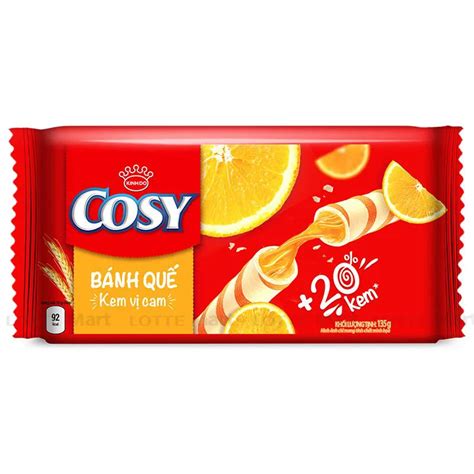 Bánh Quế Vị Kem Cam Cosy Gói 126g