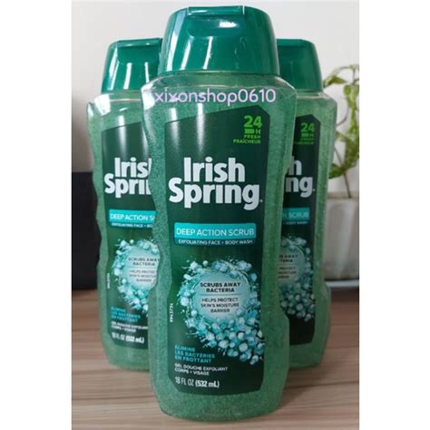 Sữa tắm Irish Spring Deep Action Scrub 532ml của Mỹ Shopee Việt Nam