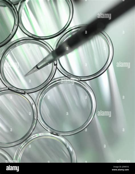 Pipette Dropping Liquid In Test Tubes Stock Photo Alamy