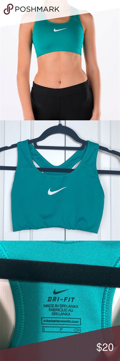Nike Teal Sports Bra Small Clothes Design Teal Sports Bra