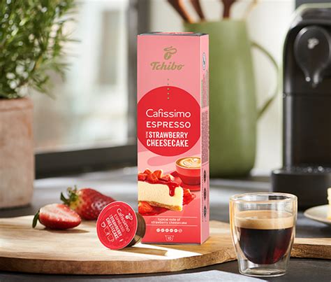 Cafissimo Flavoured Espresso Strawberry Cheesecake 10 Kapseln