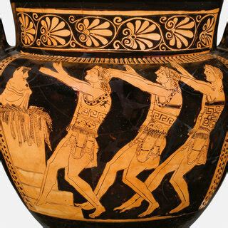 Attic Red Figure Column Krater Basel Antikensammlung Und Sammlung