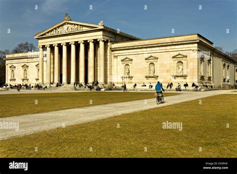 Glyptothek Koenigsplatz Munich Upper Bavaria Germany Europe Stock