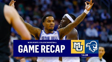 Seton Hall Takes Down No 7 Marquette Game Recap CBS Sports The