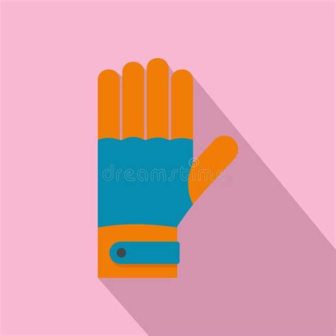 Icono De Los Guantes Del Invierno Estilo Plano Ilustraci N Del Vector