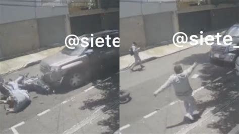 VIDEO Hombre Atropella A Los Asaltantes Que Le Robaron 100 Mil Pesos