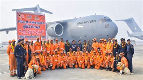 Operation Dost Final Ndrf Team Deployed For Rescue Ops In Turkey