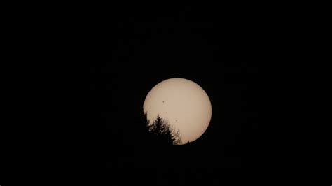 Sunset Timelapse Through A Solar Filter Youtube