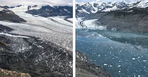 Alaskan Glaciers Melt Away In Dramatic Before And After Photos