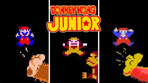 Defeating Mario In Every Donkey Kong Jr Version YouTube