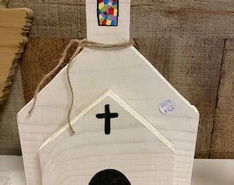 Wooden Church Model - Etsy