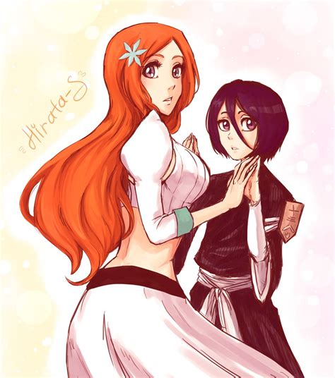 Orihime Rukia Ichigo E Orihime Bleach Ichigo And Rukia Bleach