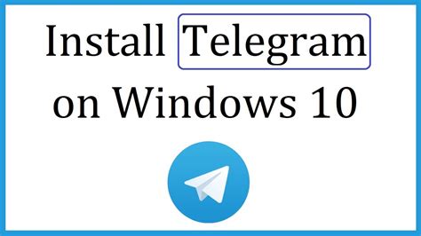 How To Download And Install Telegram On Windows 10 Youtube