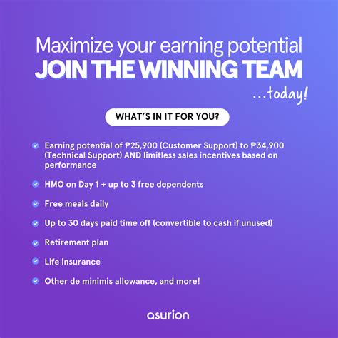 Start your career at Asurion Philippines!