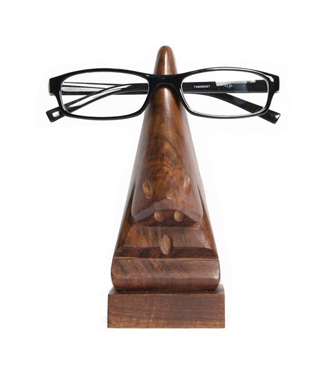 Funky Wooden Nose Eyeglass Holder Matr Boomie