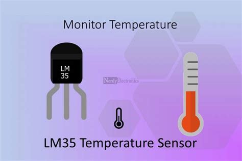 Monitor Temperature With Lm Temperature Sensor Nerdyelectronics