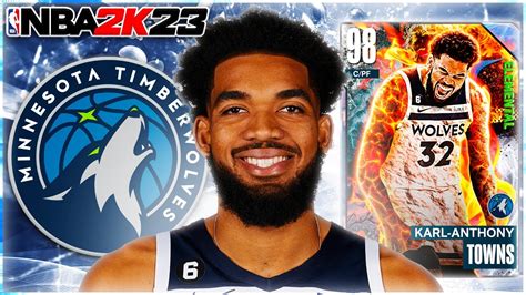 Galaxy Opal Karl Anthony Towns Gameplay Super Good Offensive Big In Nba 2k23 Myteam Youtube