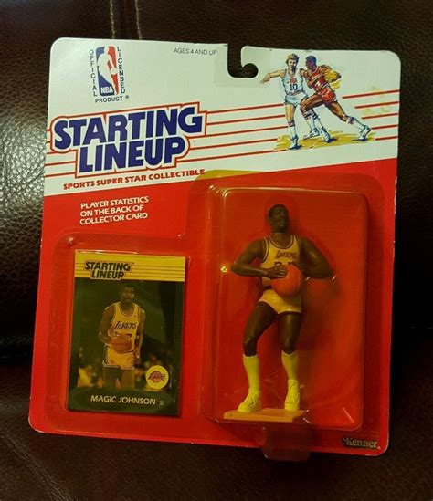 1988 MAGIC JOHNSON STARTING LINEUP Lakers Figure Card NEW Sealed NBA